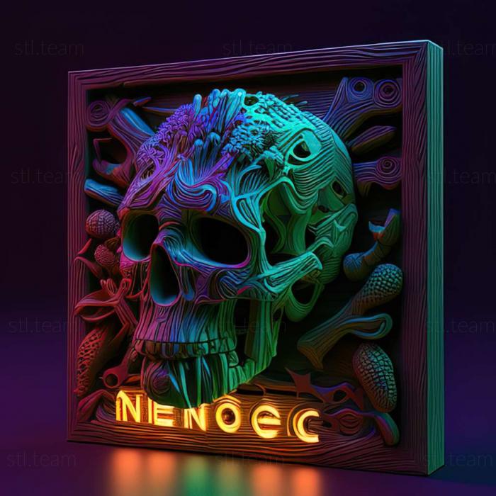 3D model Neonchrome game (STL)